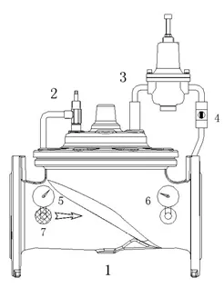 Part Pressure Reducing Valve